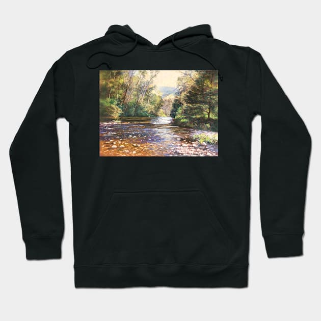 Howqua River Evening Hoodie by Lyndarob